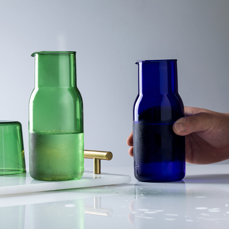 Modern Color Glass Carafe & Glass Set