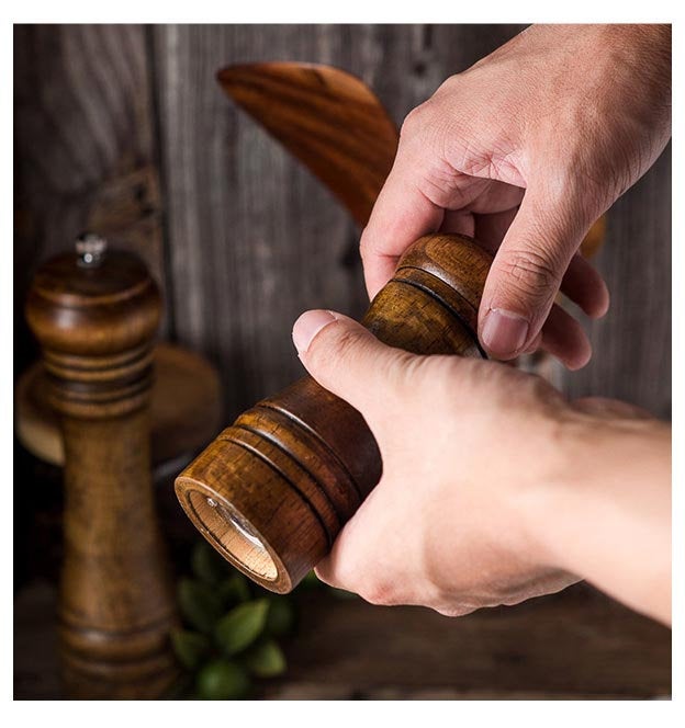 The Classic Wooden Pepper Mill