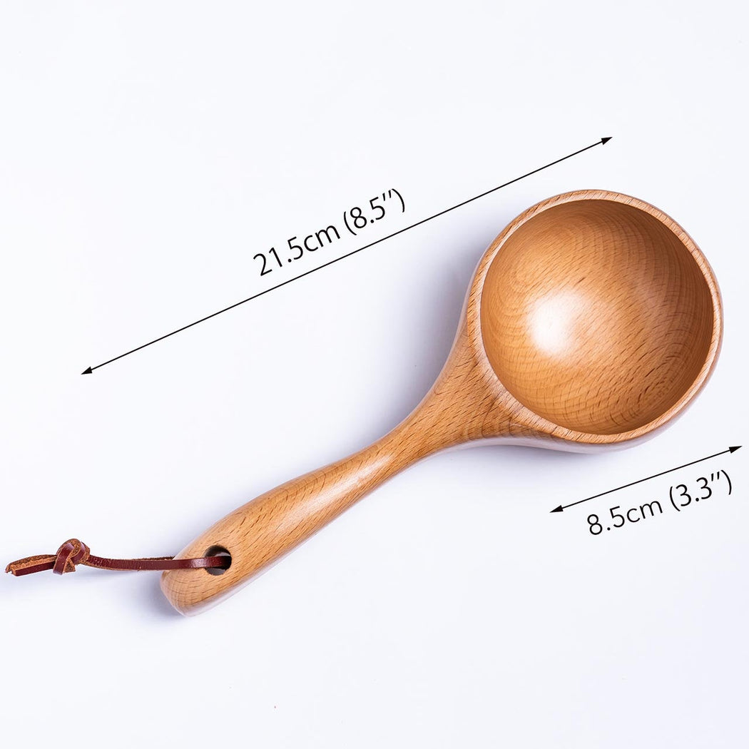 Wooden Bamboo Shape Rice Scoop Spoon