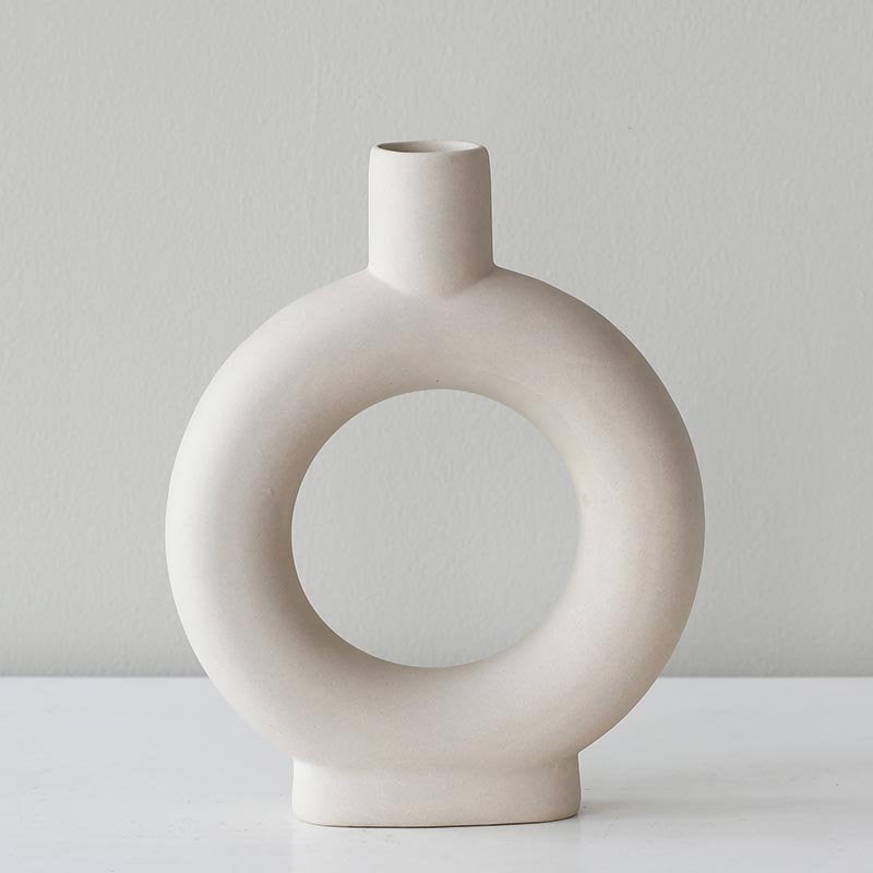 Rounded Minimalist Ceramic Vase