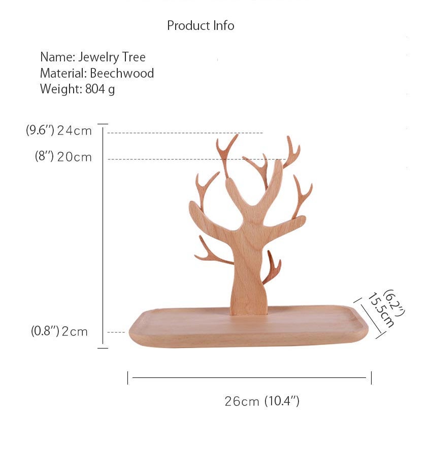 Adjustable Tree-Shaped Jewelry Stand