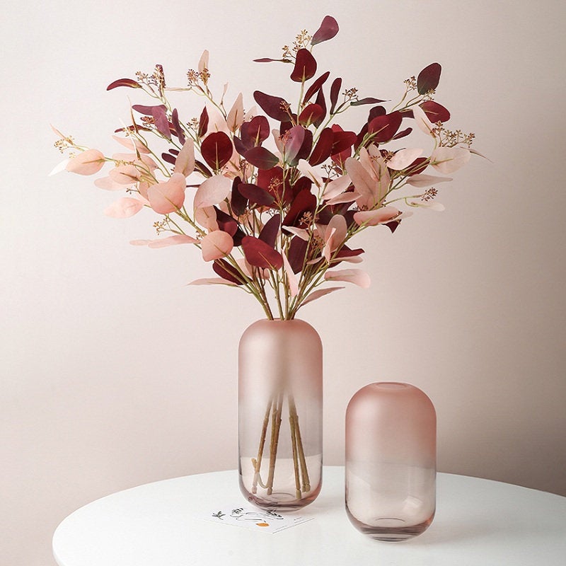 Minimalist Pink Glass Vase